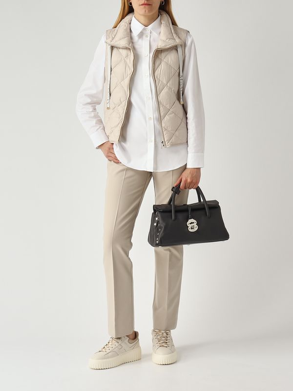 2. Gilet donna Tregic in nylon Latte Max Mara the Cube 2619291014600