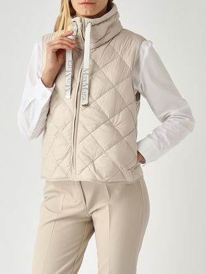 5. Gilet donna Tregic in nylon Latte