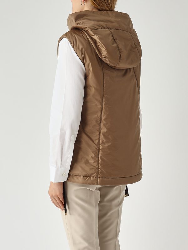 4. Gilet Greengo en nylon pour femme Café Max Mara the Cube 2619291044600