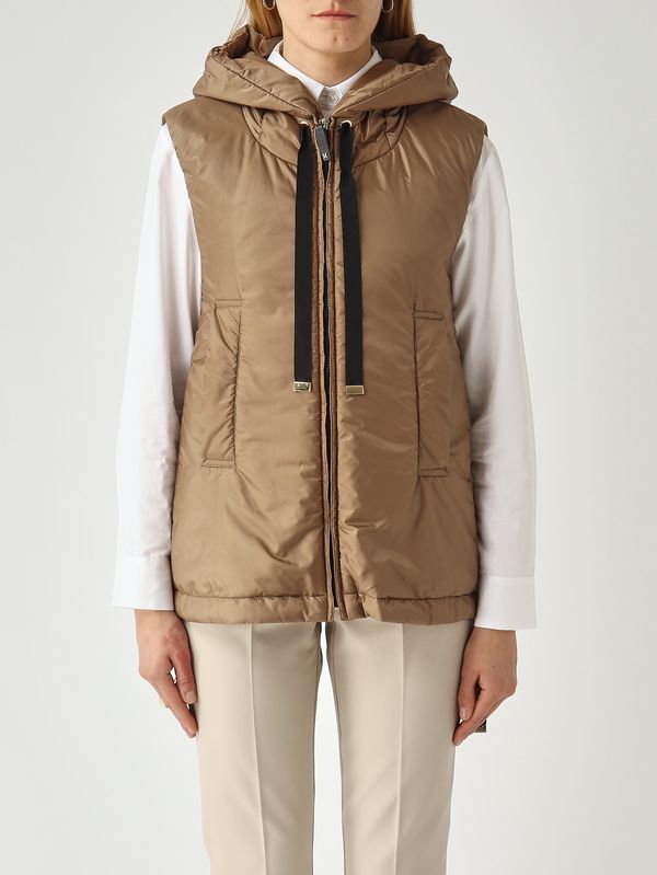 1. Gilet Greengo en nylon pour femme Café Max Mara the Cube 2619291044600