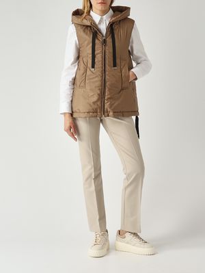 2. Gilet Greengo en nylon pour femme Café
