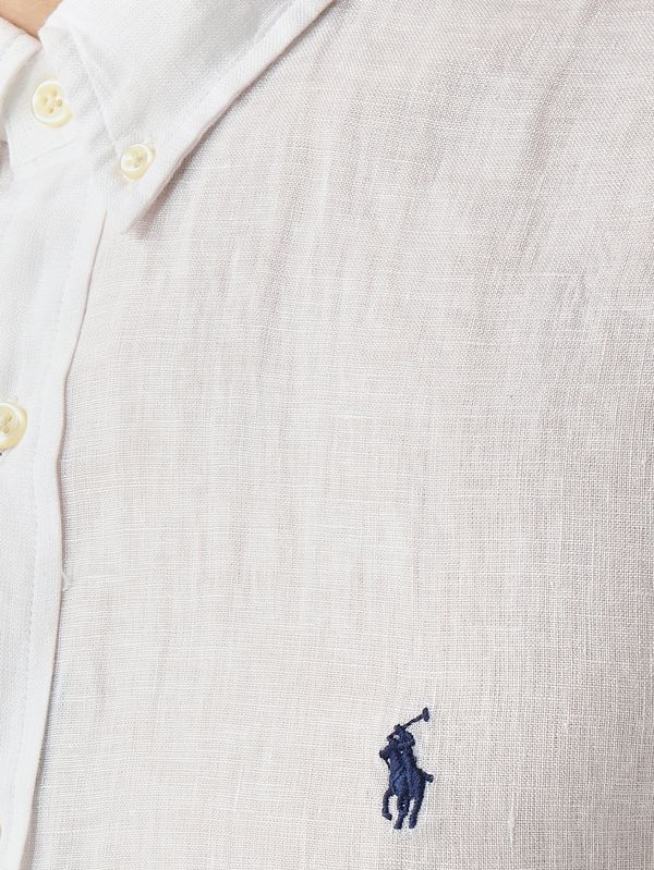 4. Herrenhemd Slim Fit aus Leinen Weiß Polo Ralph Lauren 710968915