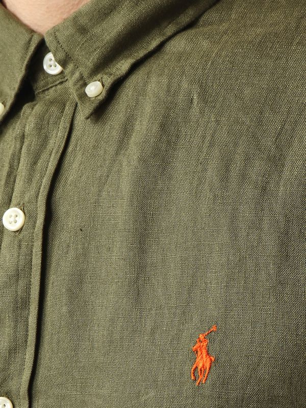 4. Herrenhemd Slim Fit aus Leinen Militär Polo Ralph Lauren 710968915