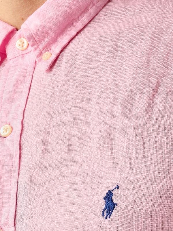 4. Herrenhemd Slim Fit aus Leinen Rosa Polo Ralph Lauren 710968915