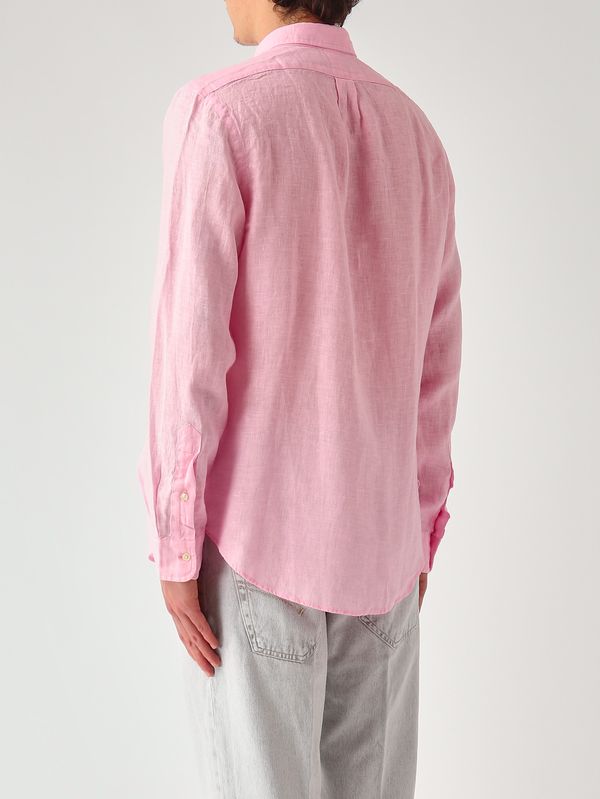 3. Herrenhemd Slim Fit aus Leinen Rosa Polo Ralph Lauren 710968915