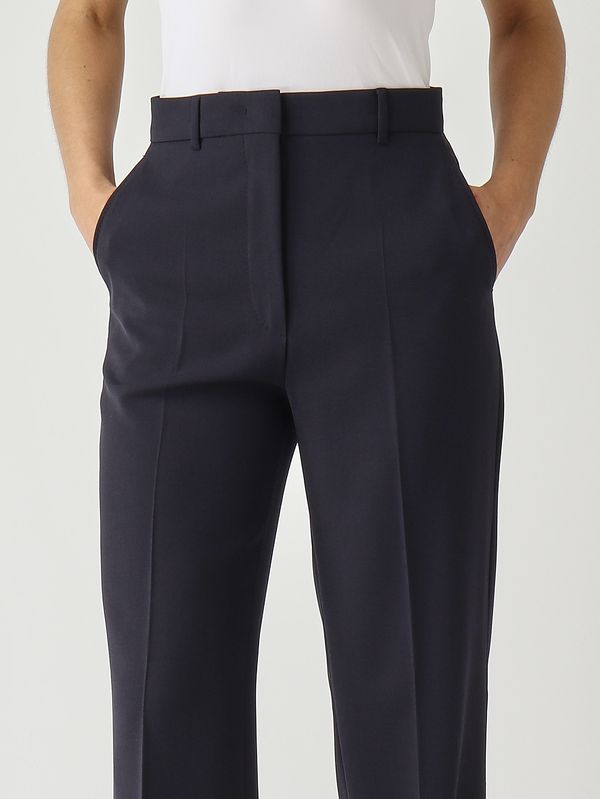 5. Quasar Damenhose aus reiner Schurwolle Marineblau Max Mara Studio 2616131041600