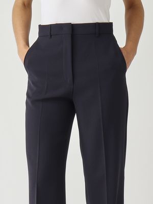 5. Quasar Damenhose aus reiner Schurwolle Marineblau