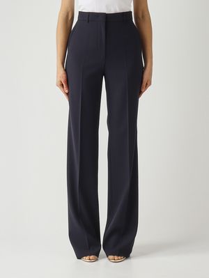 Max Mara Studio Women's Quasar trousers in virgin wool - Navy