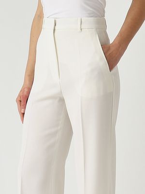 5. Quasar Damenhose aus reiner Schurwolle Milch