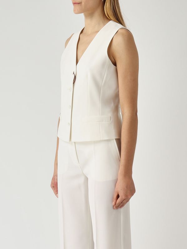3. Gilet donna Madia in lana vergine Latte Max Mara Studio 2616151011600