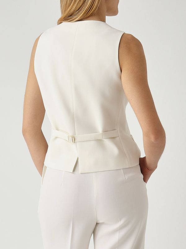 5. Gilet donna Madia in lana vergine Latte Max Mara Studio 2616151011600