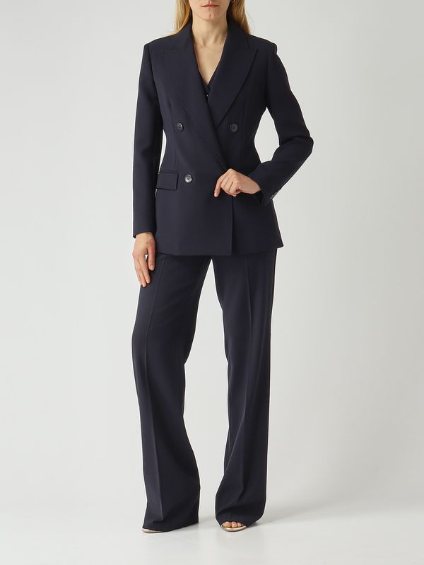 2. Damenblazer Grembo aus Schurwolle Marineblau Max Mara Studio 2616041061600