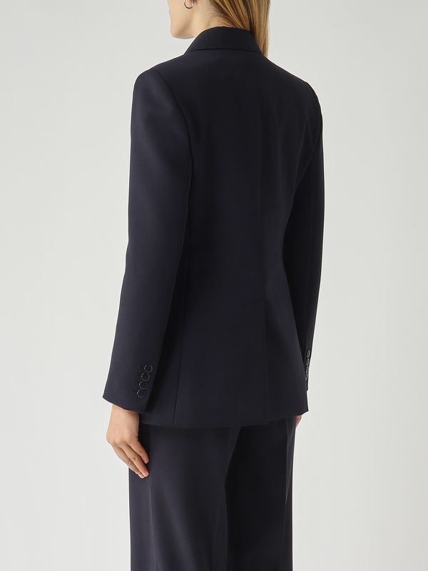4. Damenblazer Grembo aus Schurwolle Marineblau Max Mara Studio 2616041061600