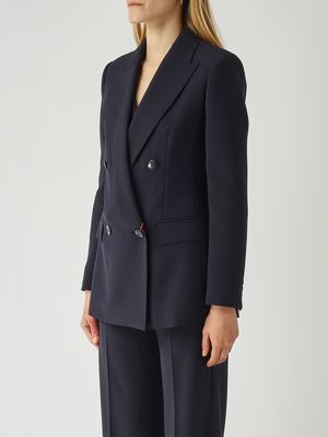 3. Damenblazer Grembo aus Schurwolle Marineblau