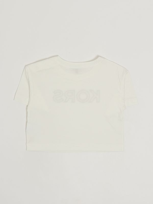 2. Girls' cotton T-shirt Off-white Michael Kors r30605