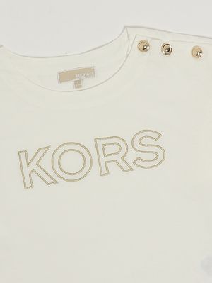 3. Girls' cotton T-shirt Off-white