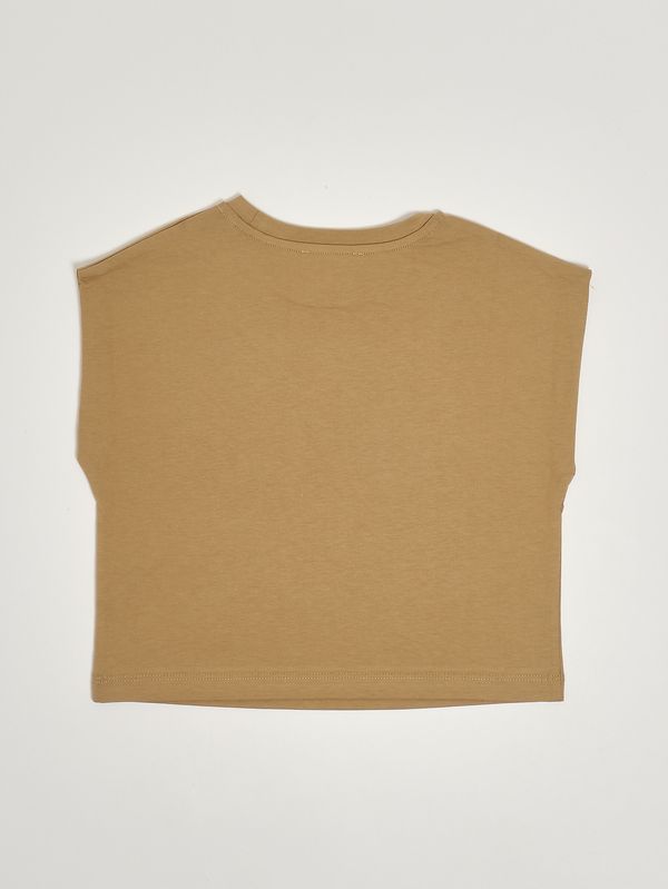 2. Girls' cotton T-shirt Beige Michael Kors r30607