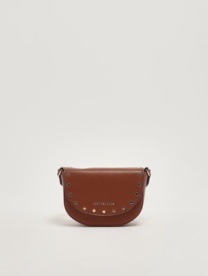 1. Faux leather bag for children Brown