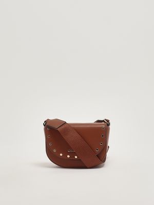 3. Faux leather bag for children Brown