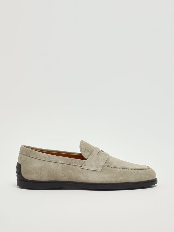 Mocassin 78L en daim pour homme Tourterelle Tod's