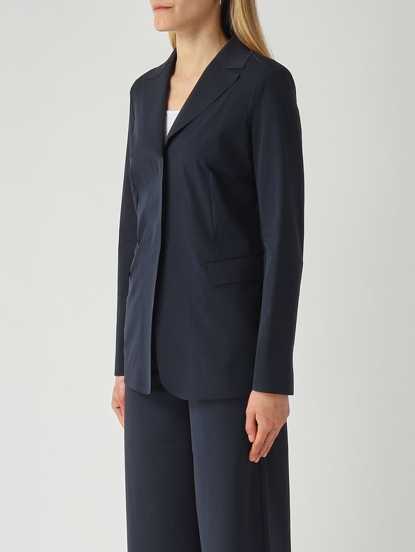 3. Damenblazer Palo aus Stretchgewebe Marineblau MM Max Mara 2616911037600