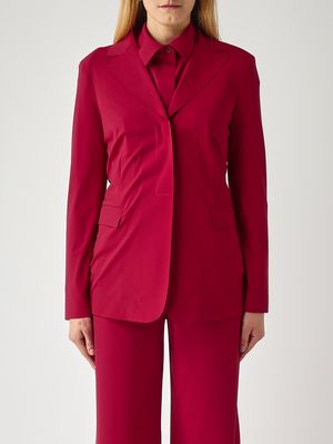 1. Damenblazer Palo aus Stretchgewebe Rubin