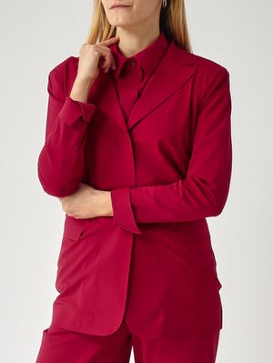 5. Damenblazer Palo aus Stretchgewebe Rubin