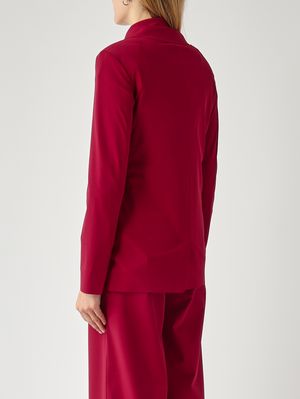 4. Damenblazer Palo aus Stretchgewebe Rubin