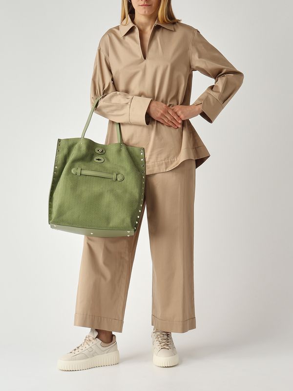 2. Camicia donna Abano in cotone Camel MM Max Mara 2616191017600