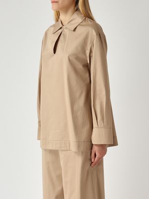 3. Camicia donna Abano in cotone Camel