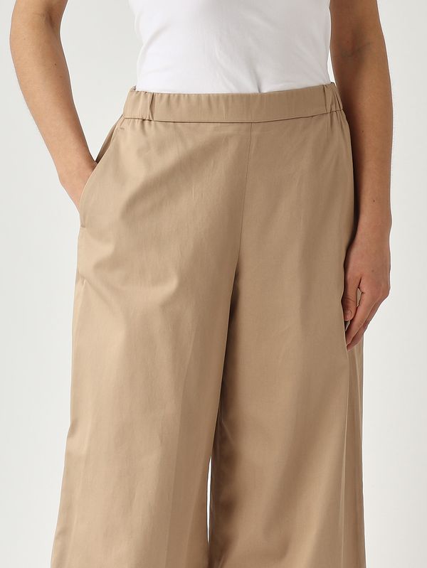 5. Women's Dream cotton trousers Camel MM Max Mara 2616131037600