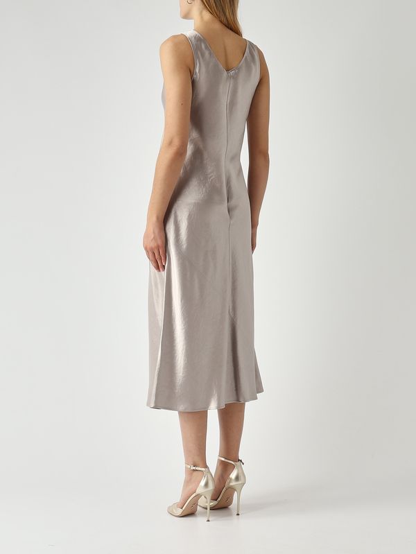 4. Robe Talete en tissu effet satiné pour femme Gris Perle MM Max Mara 2616221017600