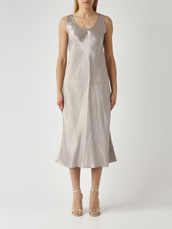 1. Robe Talete en tissu effet satiné pour femme Gris Perle MM Max Mara 2616221017600