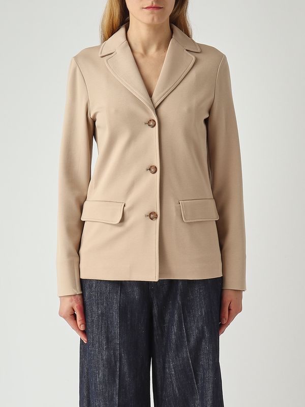 Giacca donna Baco in misto viscosa stretch Beige MM Max Mara