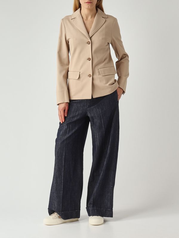 2. Veste femme Baco en mélange de viscose stretch Beige MM Max Mara 2616911107600