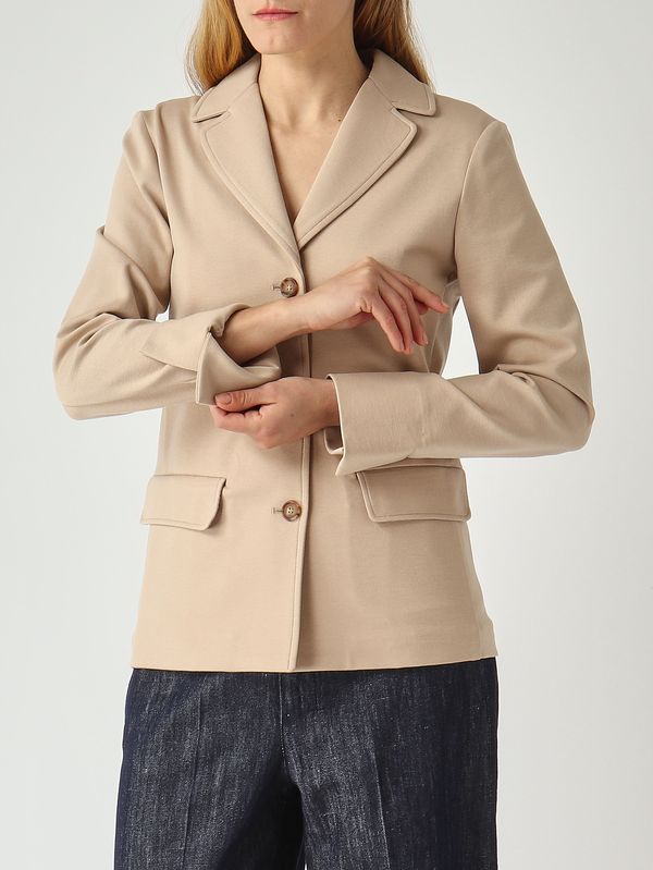 5. Veste femme Baco en mélange de viscose stretch Beige MM Max Mara 2616911107600