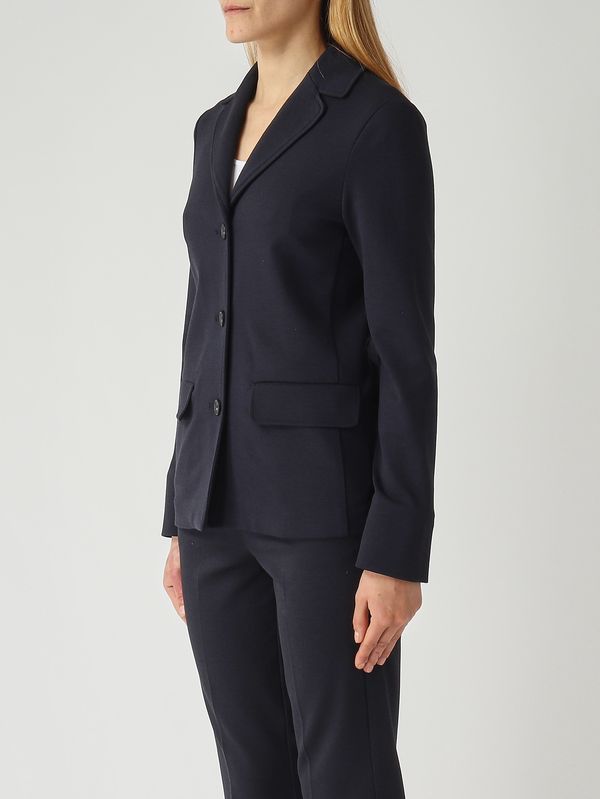 3. Giacca donna Baco in misto viscosa stretch Navy MM Max Mara 2616911107600