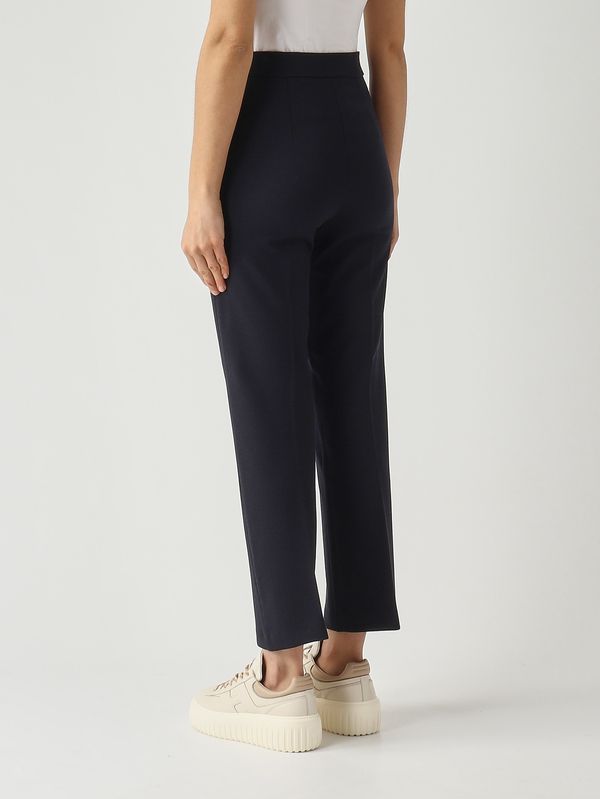 4. Fantino women's trousers in stretch viscose blend Navy MM Max Mara 2616781147600