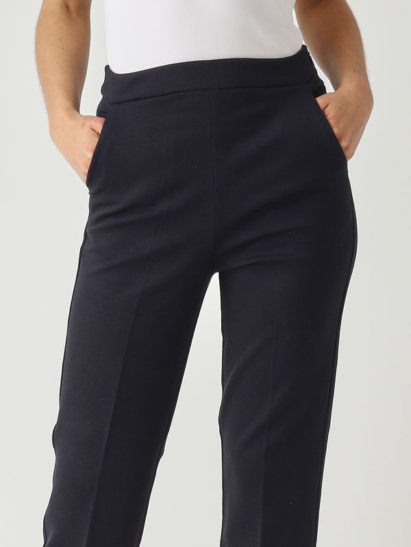 5. Fantino women's trousers in stretch viscose blend Navy MM Max Mara 2616781147600