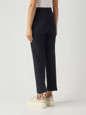 4. Fantino women's trousers in stretch viscose blend Navy