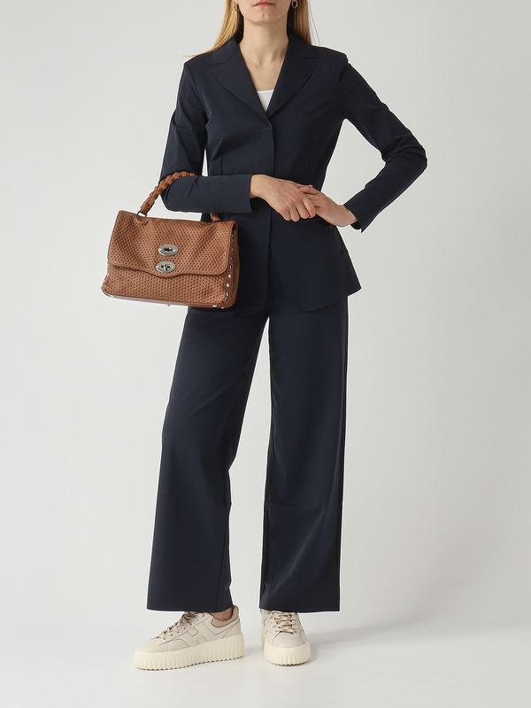 2. Women's Agoraio trousers in stretch fabric Navy MM Max Mara 2616781067600