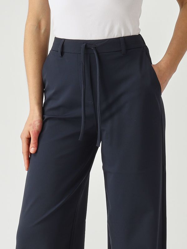5. Women's Agoraio trousers in stretch fabric Navy MM Max Mara 2616781067600