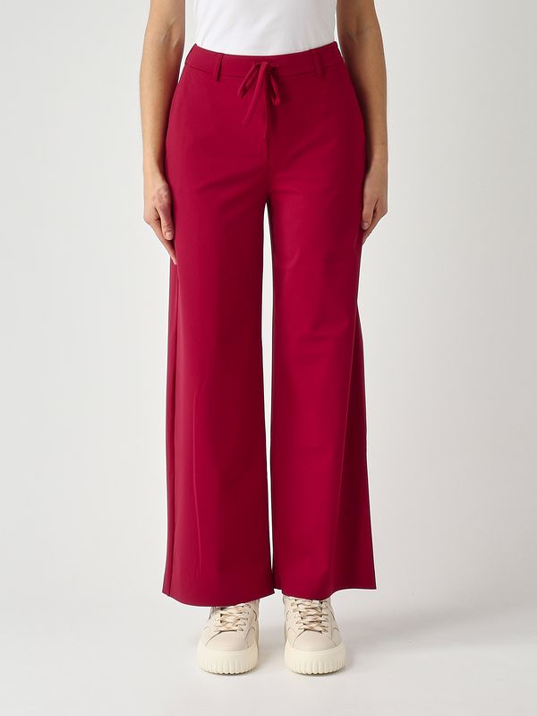 Pantalone donna Agoraio in tessuto stretch Rubino MM Max Mara