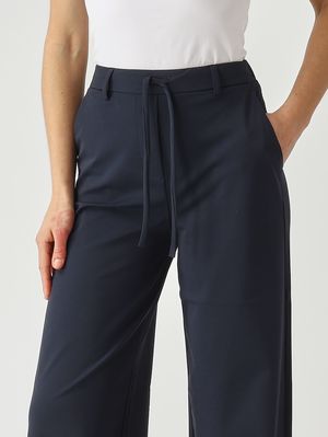 5. Women's Agoraio trousers in stretch fabric Navy
