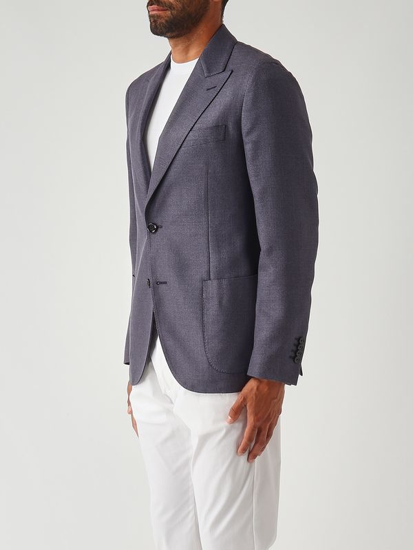 3. Iconischer Herrenblazer aus Wolle und Seide Avio Lardini cn688aeegi52577