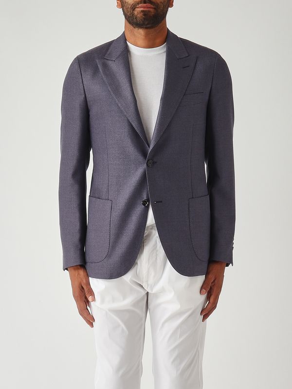 1. Iconischer Herrenblazer aus Wolle und Seide Avio Lardini cn688aeegi52577