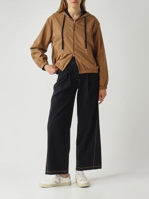 2. Women's Sarta trousers in stretch cotton blend Dark Denim
