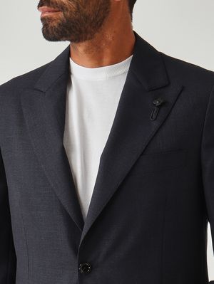 5. Iconic-Herrenblazer aus Wolle Marineblau