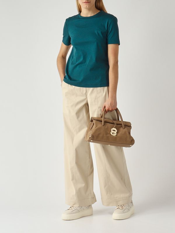 2. Damen-T-Shirt Astice aus Baumwollmischung Petrol MM Max Mara 2616941067600