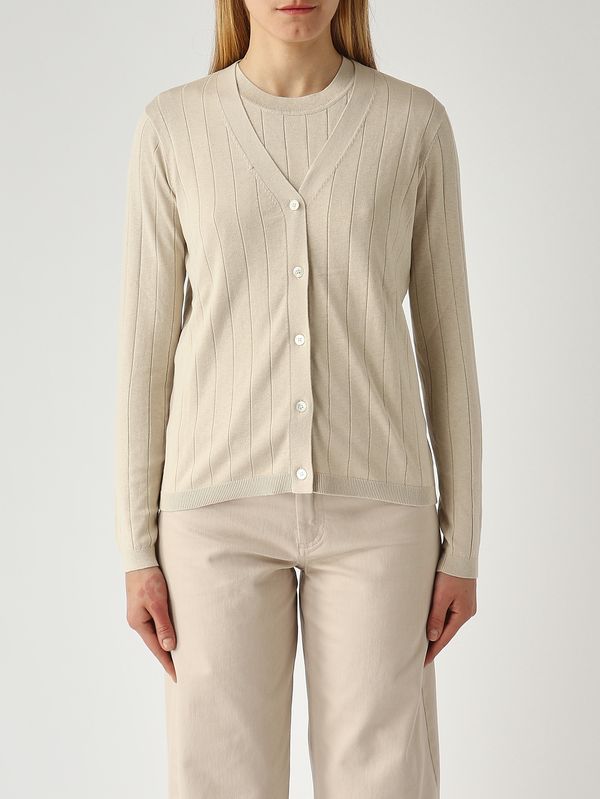 1. Cardigan Briose en soie et coton pour femme Corde MM Max Mara 2616341047600
